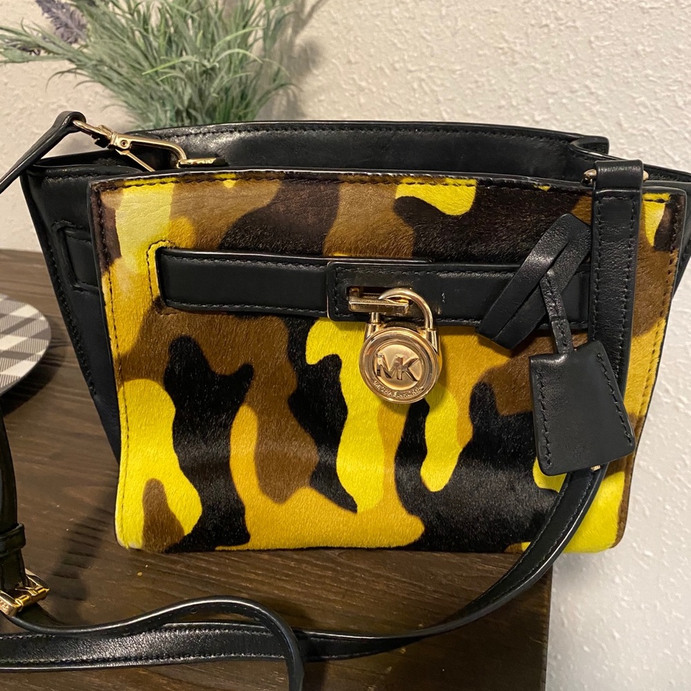 Michael Kors calf hair crossbody HAMILTON